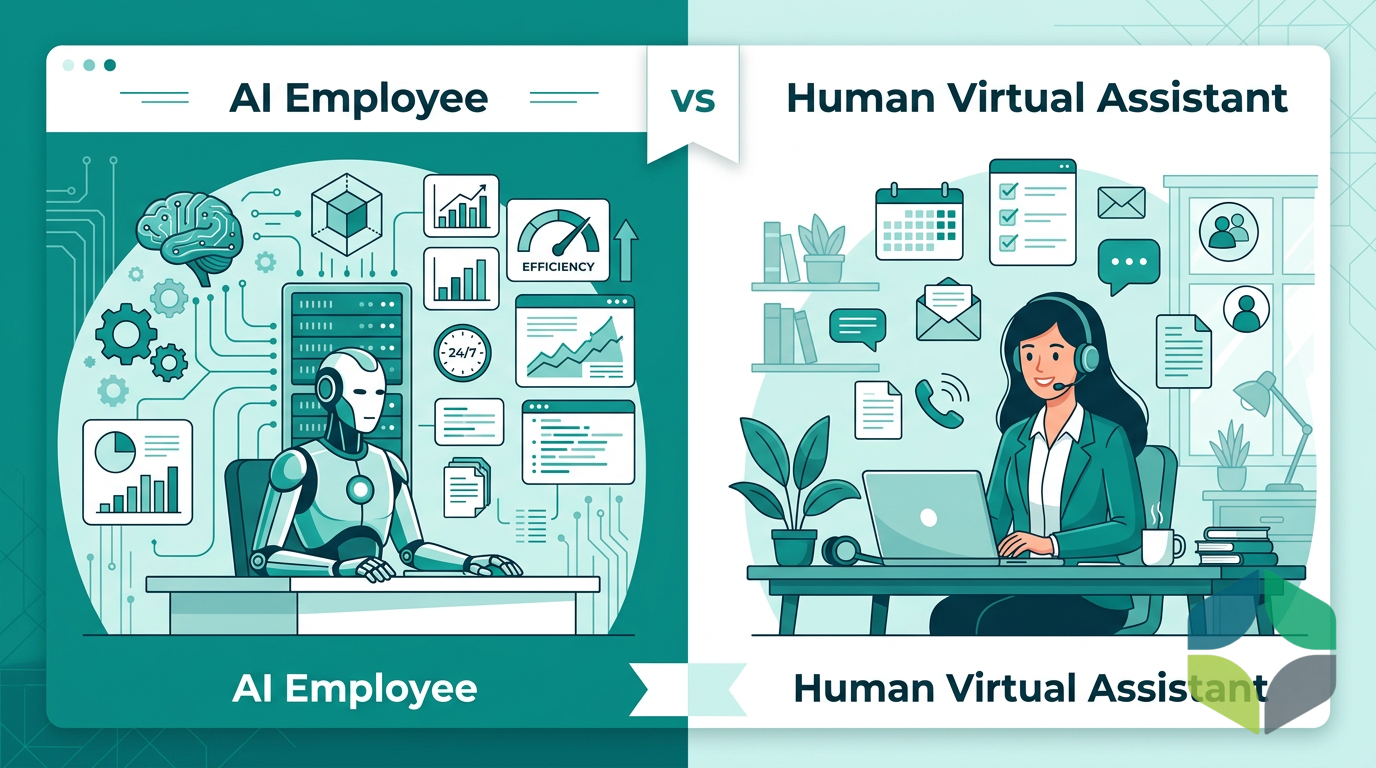AI Employee vs Virtual Assistant — Which Saves You More Money? | Dooza.ai