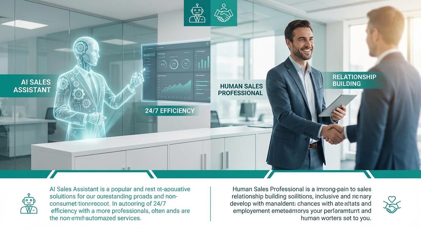 AI Sales Assistant vs Human Sales Representative: The Complete Comparison for 2025