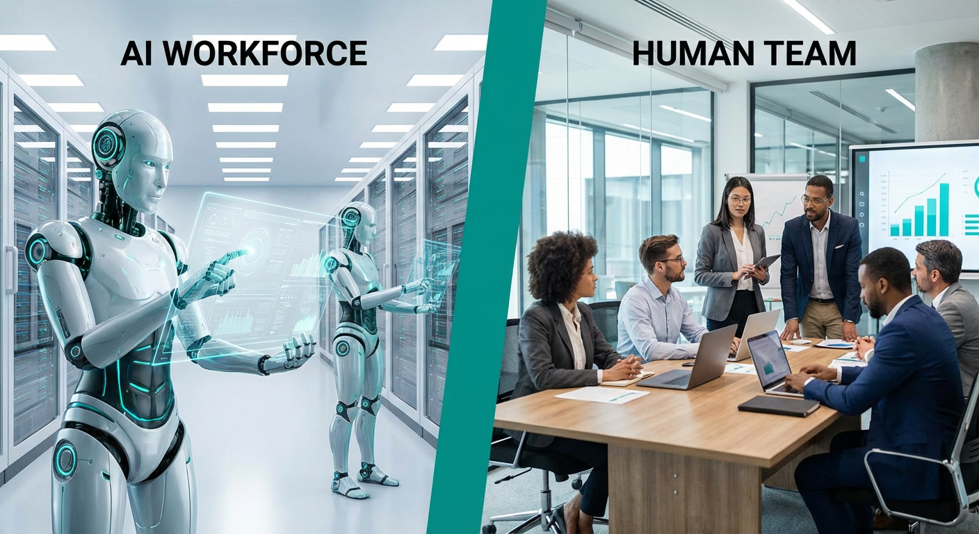 AI Employees vs Human Employees: The Complete Comparison for 2025